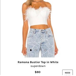 Superdown Feather Top (S)